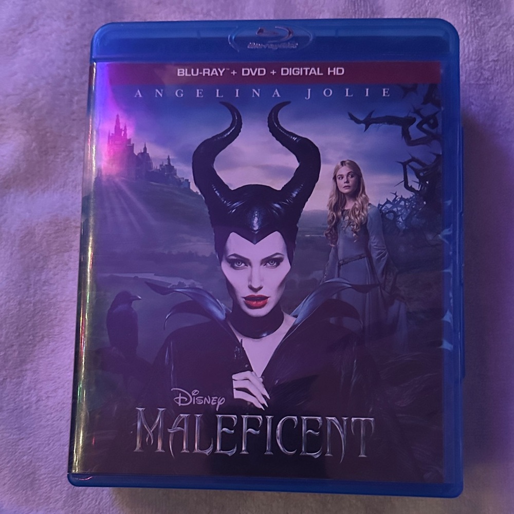 Disney Maleficent Blu-ray in Blue Case